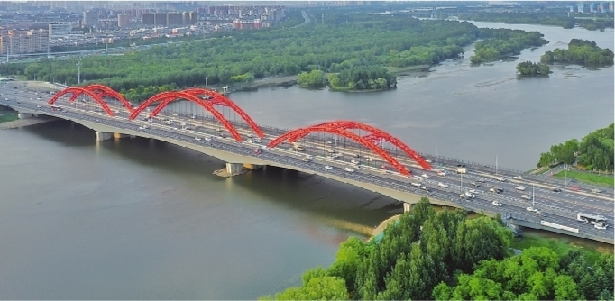 2018年,沈阳市建设长青街快速路,对该桥扩容改造,由双向4车