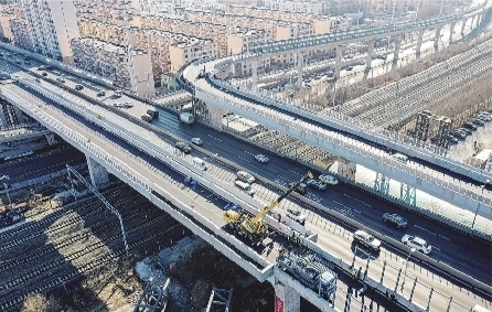 沈阳胜利大街揽军路跨铁路转体桥将在12月21日通车